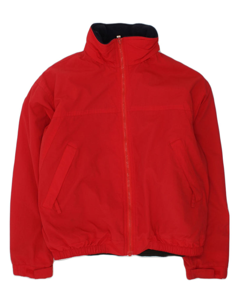 SLAM Boys Graphic Hooded Windbreaker Jacket 7-8 Years Red Nylon | Vintage Slam | Thrift | Second-Hand Slam | Used Clothing | Messina Hembry 