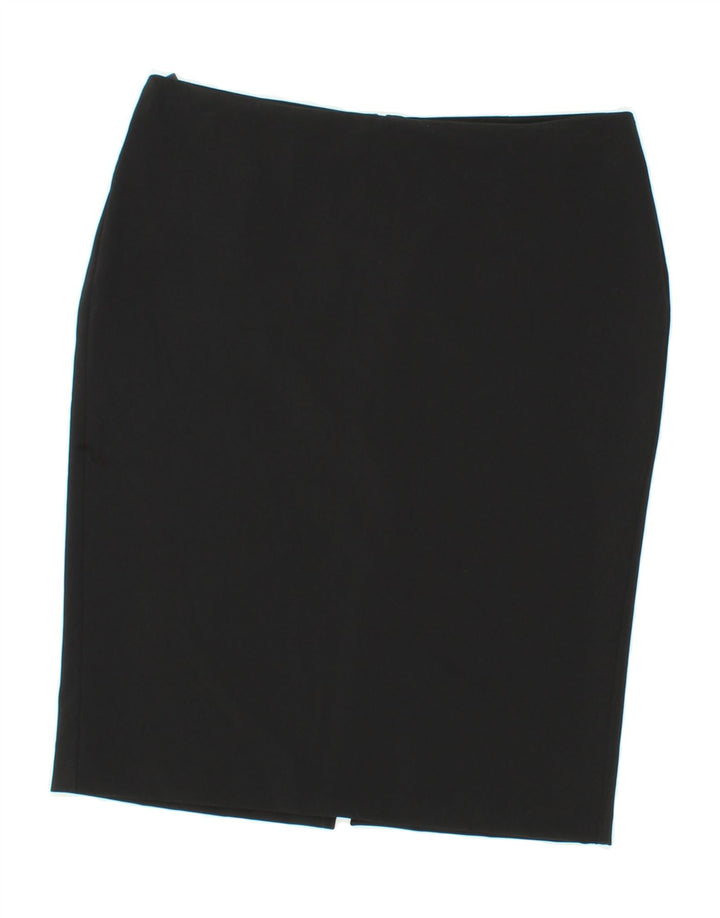 BENETTON Womens Pencil Skirt IT 44 Medium W30 Black Polyester Vintage Benetton and Second-Hand Benetton from Messina Hembry 