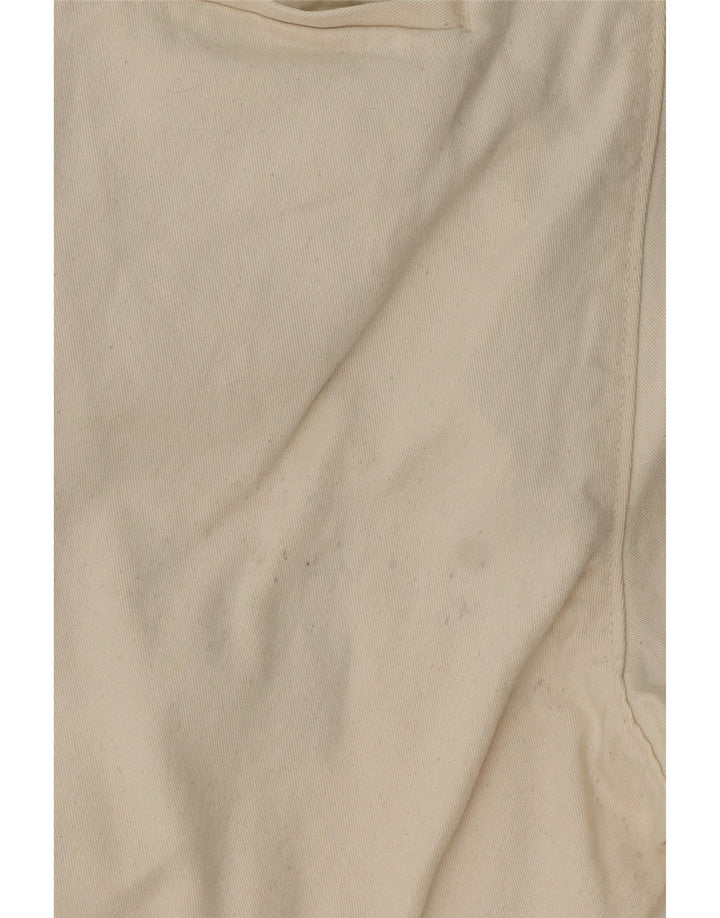 J. Crew Mens Stanton Chino Shorts W31 Medium Off White Cotton