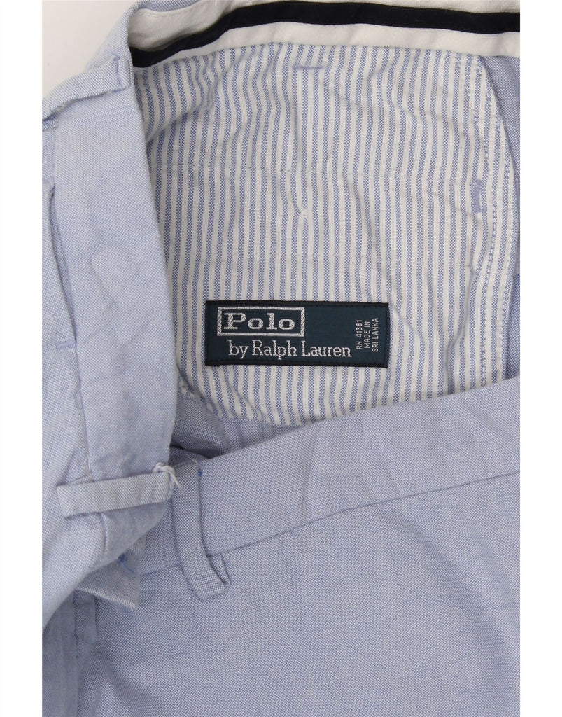 POLO RALPH LAUREN Mens Chino Shorts W40 XL Blue Cotton Vintage Polo Ralph Lauren and Second-Hand Polo Ralph Lauren from Messina Hembry 