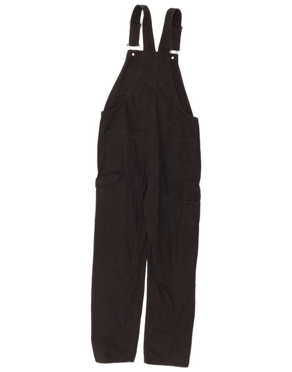 Vans Womens Dungarees Cargo Trousers XS W25 L28 Black Cotton