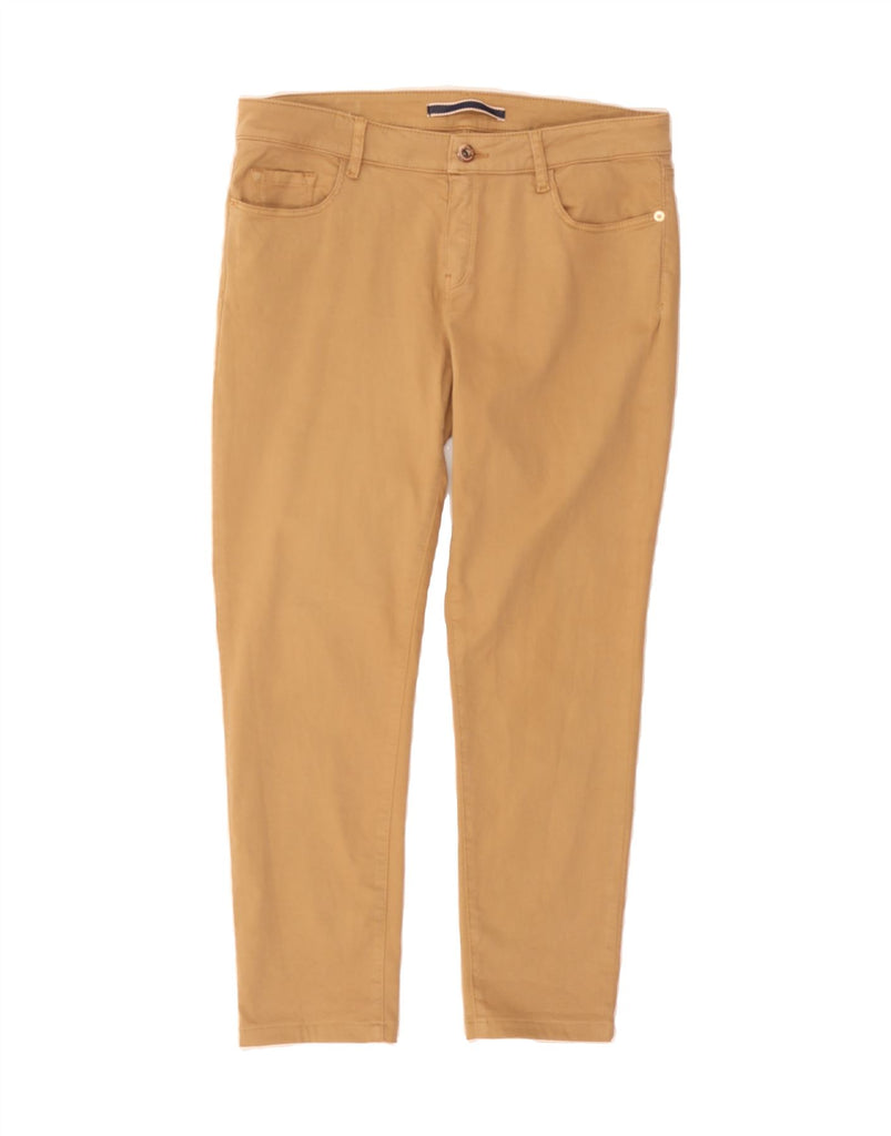 MASSIMO DUTTI Womens Skinny Casual Trousers EU 42 Large W32 L26 Beige Vintage Massimo Dutti and Second-Hand Massimo Dutti from Messina Hembry 