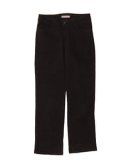 LEE Womens Petite Classic Fit Casual Trousers US 8 Medium W28 L29 Black