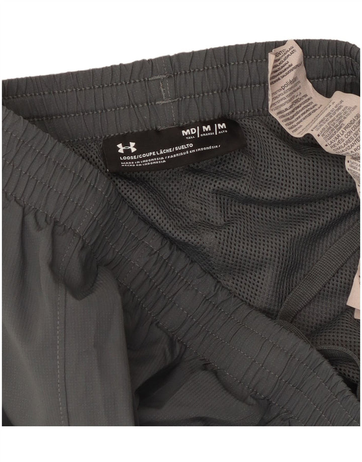 Under Armour Mens Tracksuit Trousers Medium  Grey Colourblock Polyester