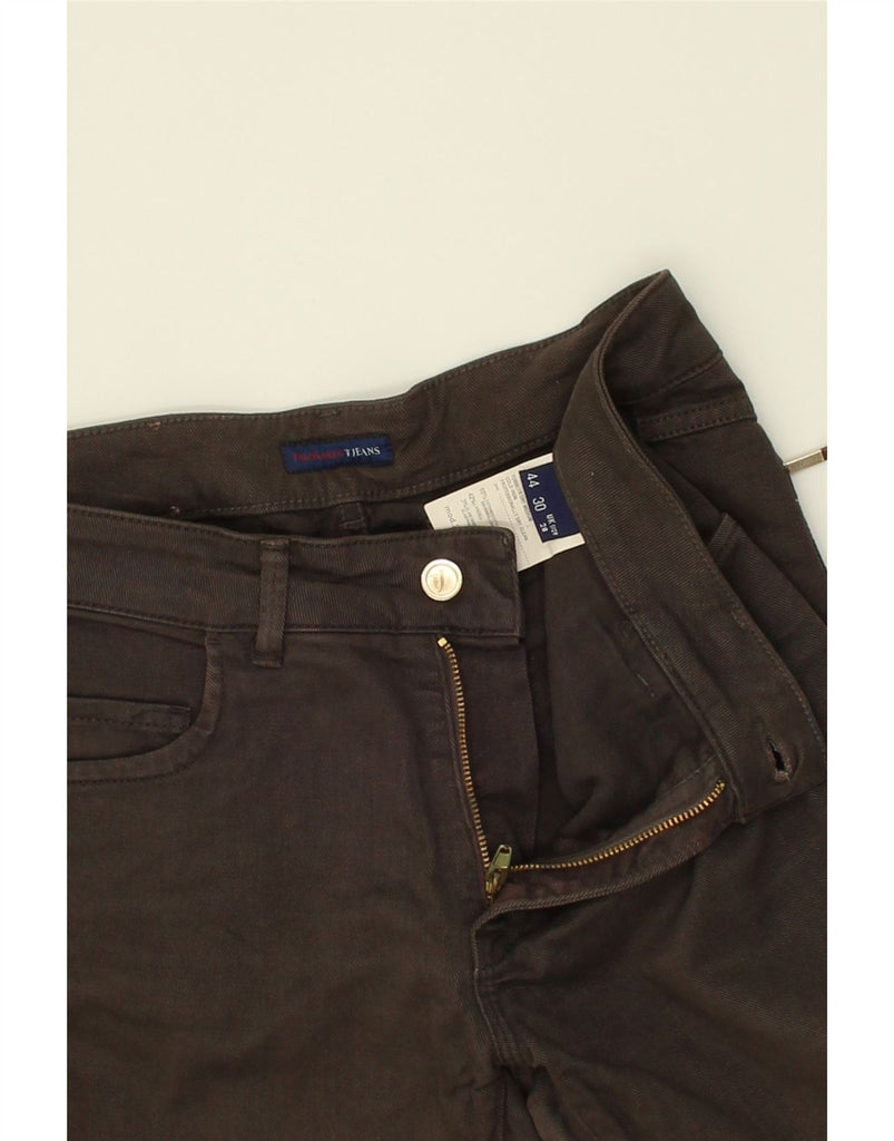 TRUSSARDI Womens Slim Jeans W28 L27  Brown Cotton | Vintage Trussardi | Thrift | Second-Hand Trussardi | Used Clothing | Messina Hembry 