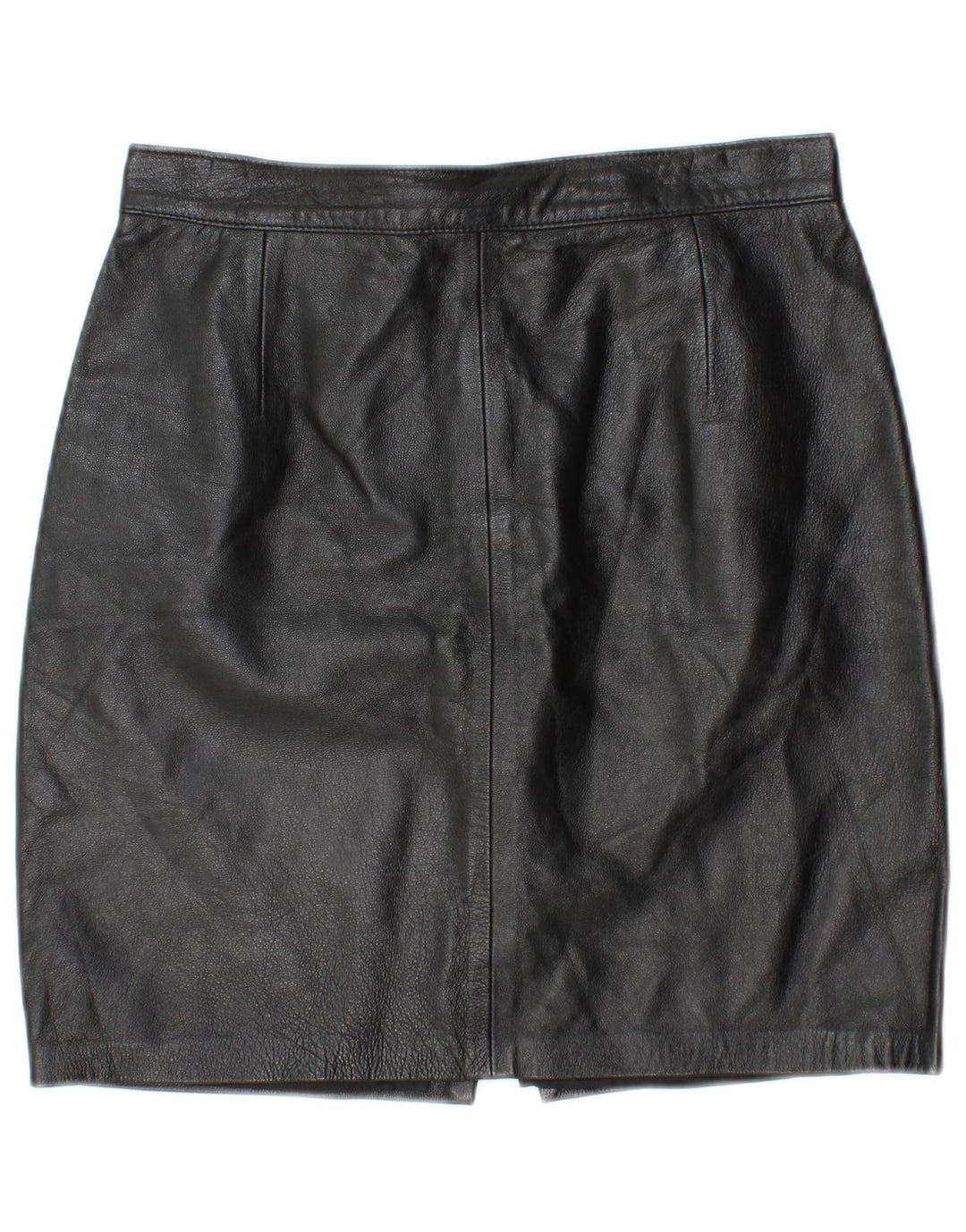 MARY ALBERT Womens Leather Skirt IT 44 Medium W28 Black Leather