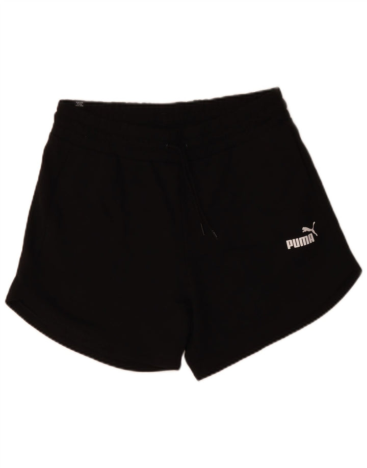 PUMA Womens Sport Shorts Medium  Black Cotton