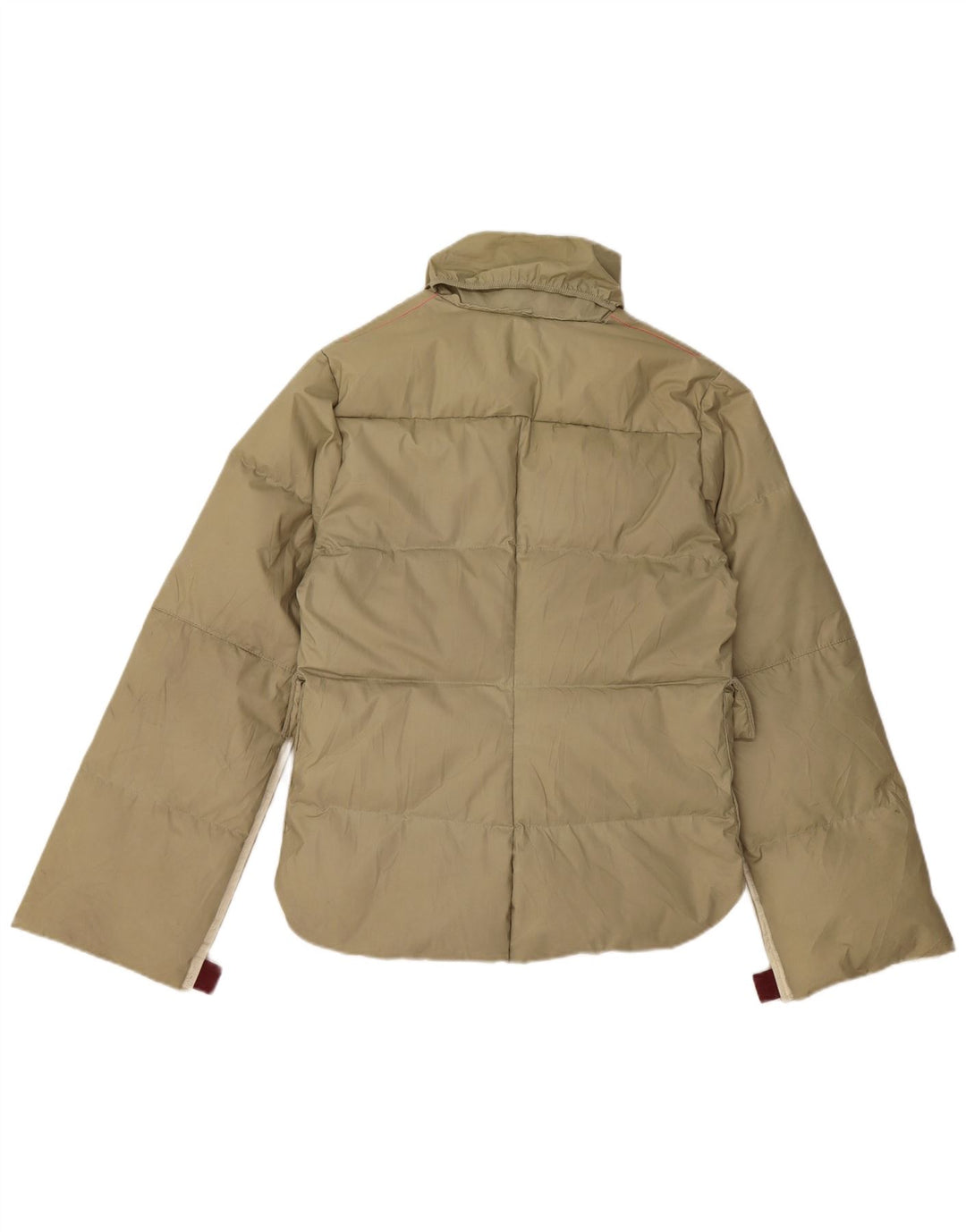 DIESEL Womens Padded Jacket UK 14 Medium Khaki Polyester