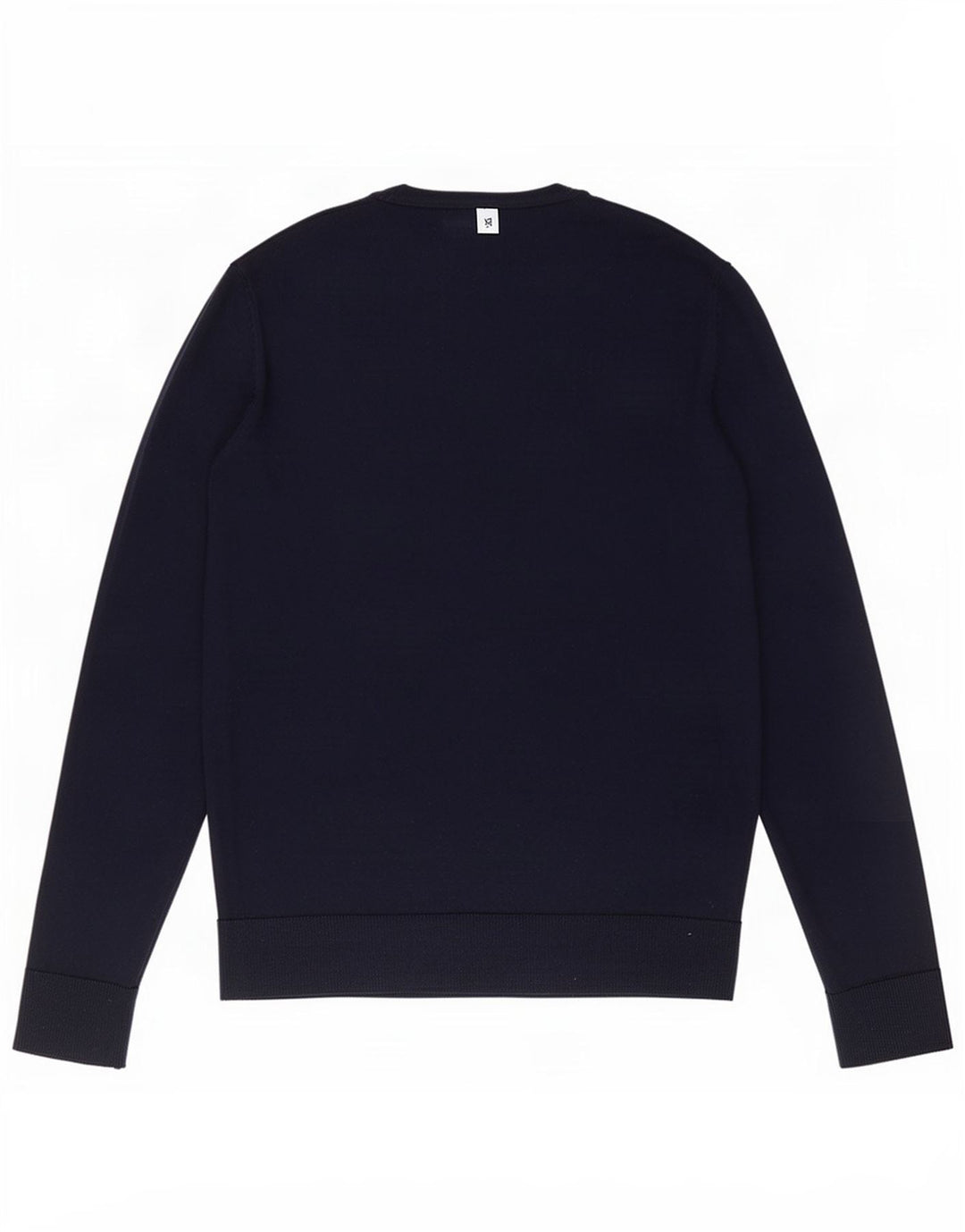Jack & Jones Mens Crew Neck Jumper Sweater Medium Navy Blue Merino Wool