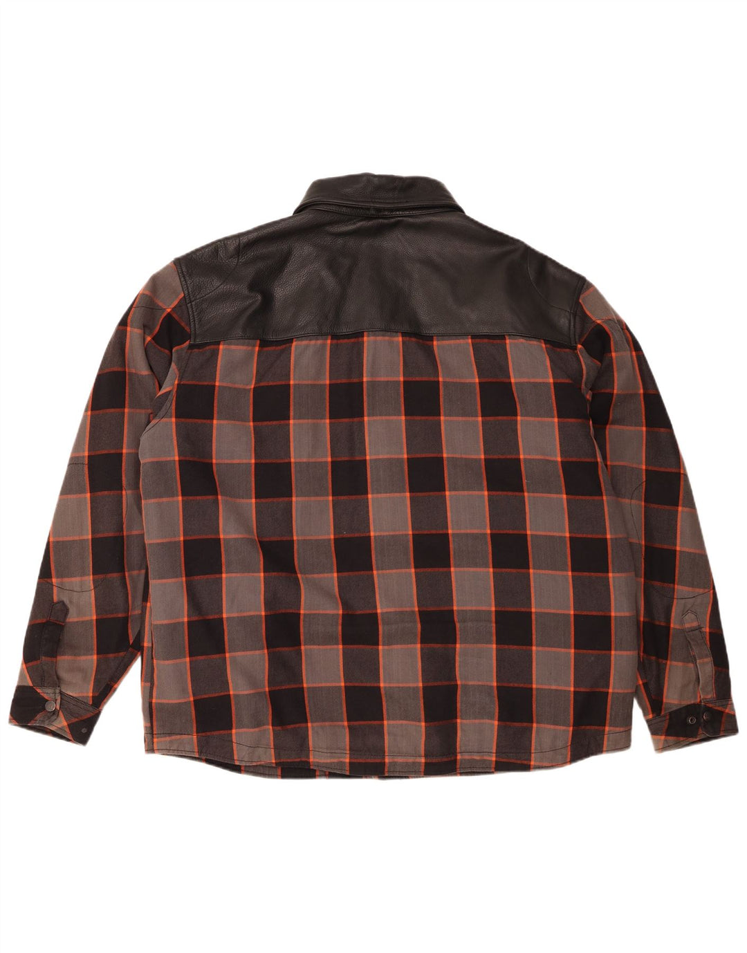 Vintage Mens Lumberjack Shirt 2XL Grey Check Cotton