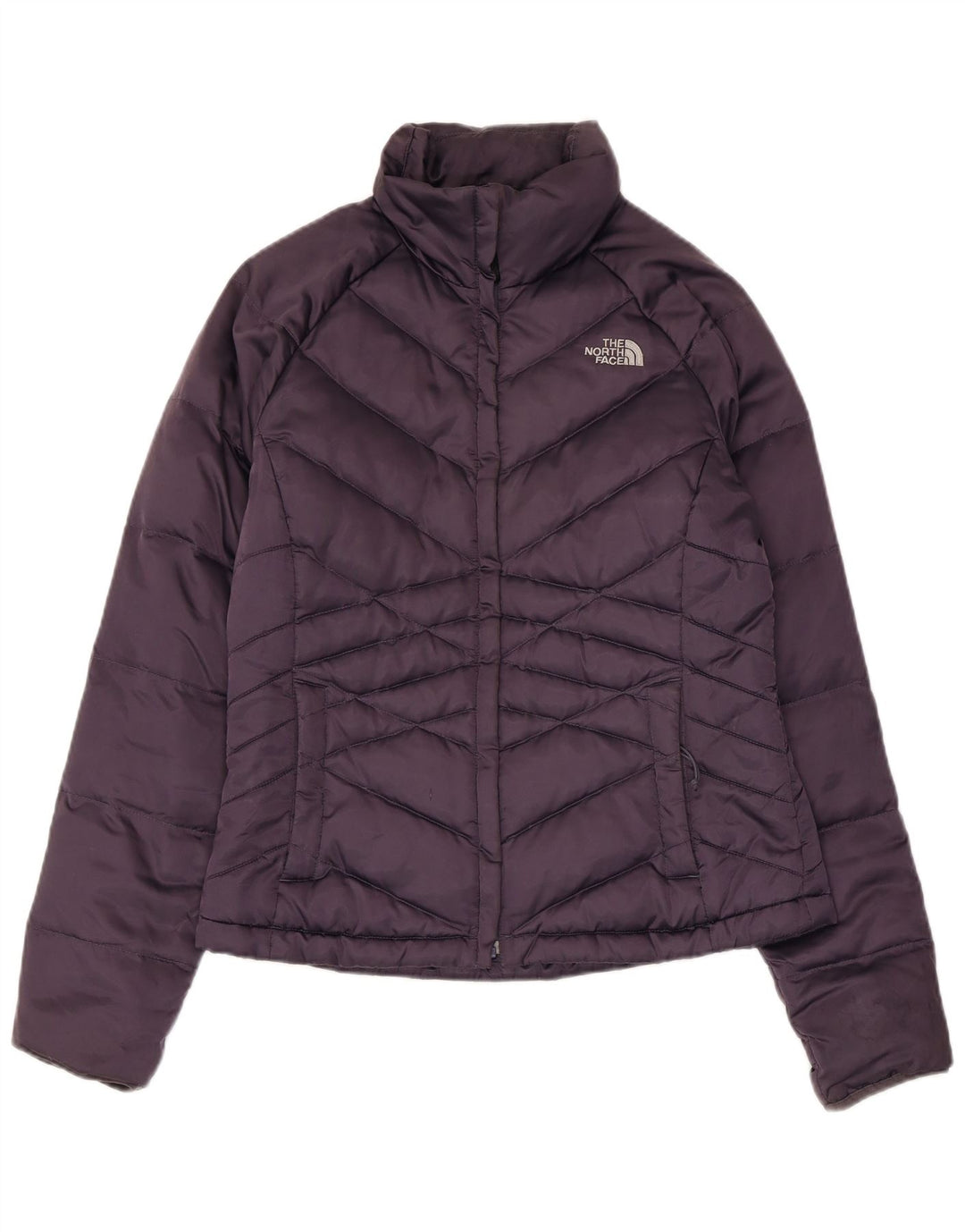 The North Face Womens Padded Jacket UK 10 Small Purple