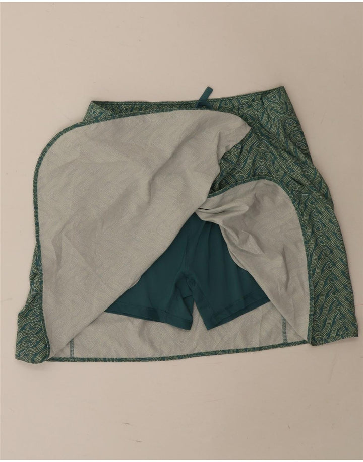 Patagonia Womens Skort UK 18 XL Green Chevron Polyester