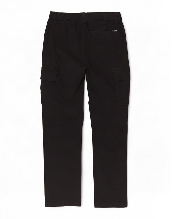 Hollister Womens Slim Cargo Trousers XS W28 L28 Black Cotton