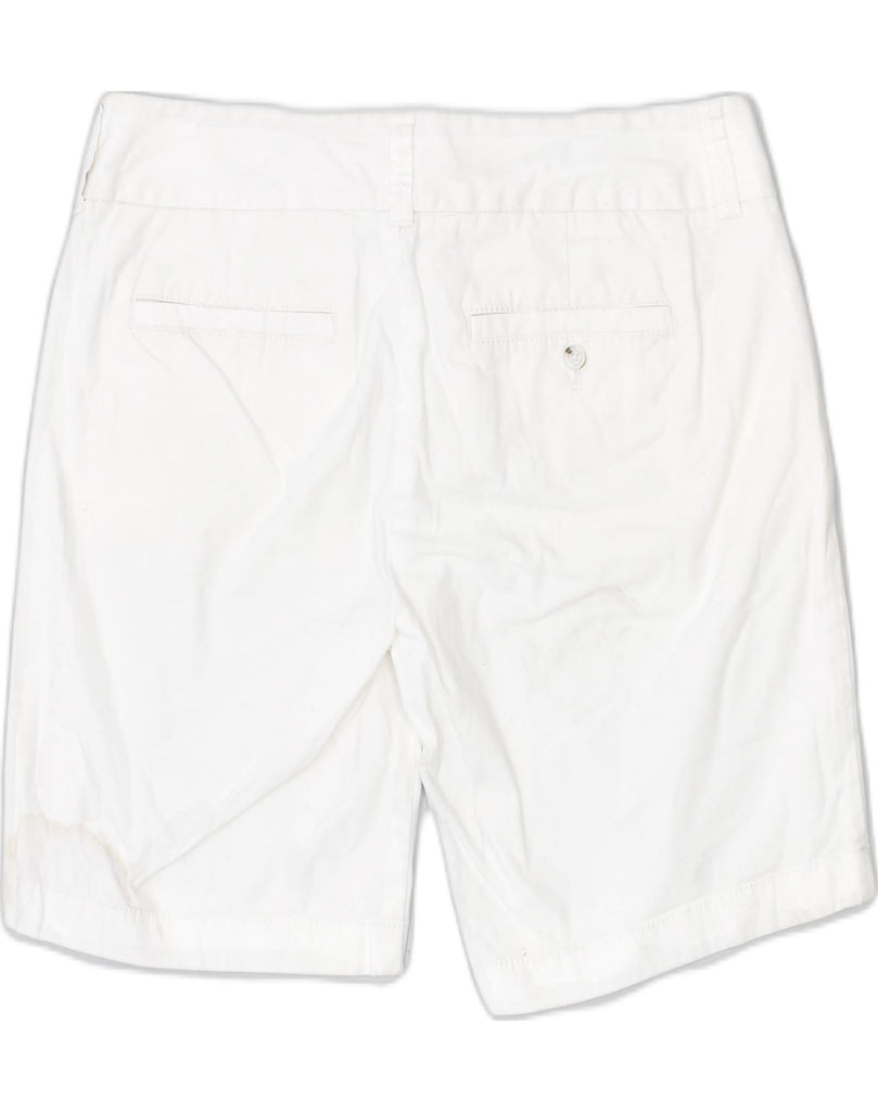 J. CREW Womens Frankie Chino Shorts W28 Medium White Cotton | Vintage J. Crew | Thrift | Second-Hand J. Crew | Used Clothing | Messina Hembry 