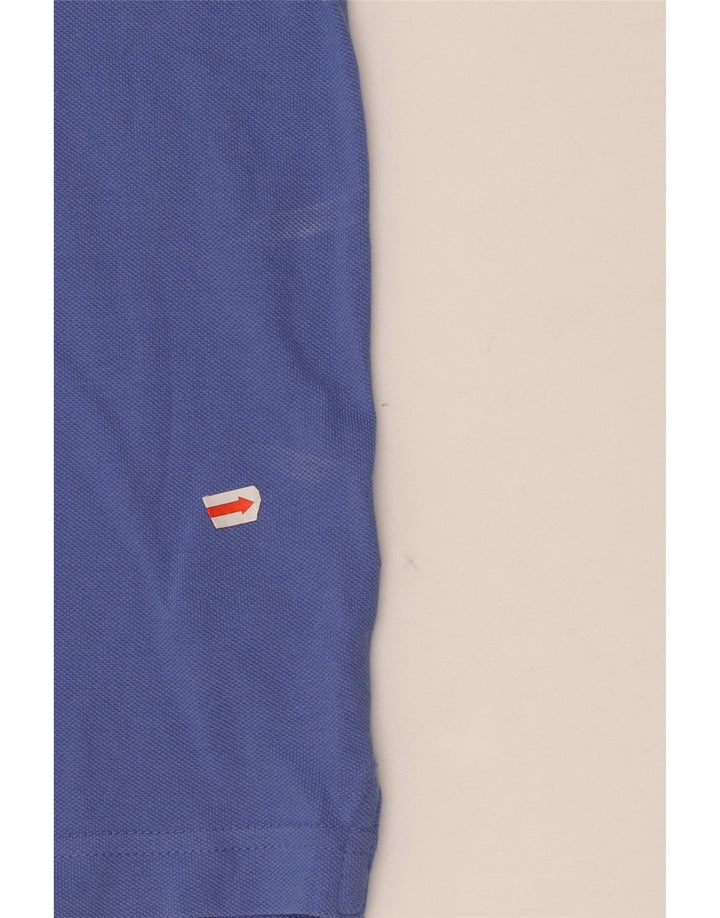 MASSIMO DUTTI Mens Polo Shirt Medium Blue Cotton