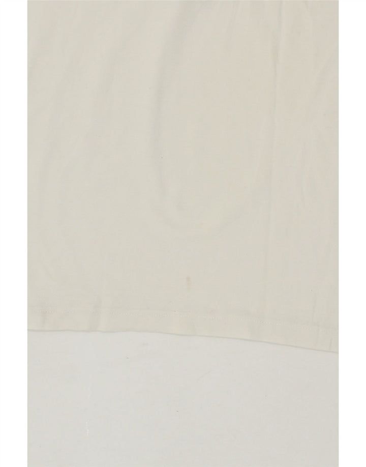 RIFLE Womens Sleeveless Polo Shirt UK 10 Small White Vintage Rifle and Second-Hand Rifle from Messina Hembry 