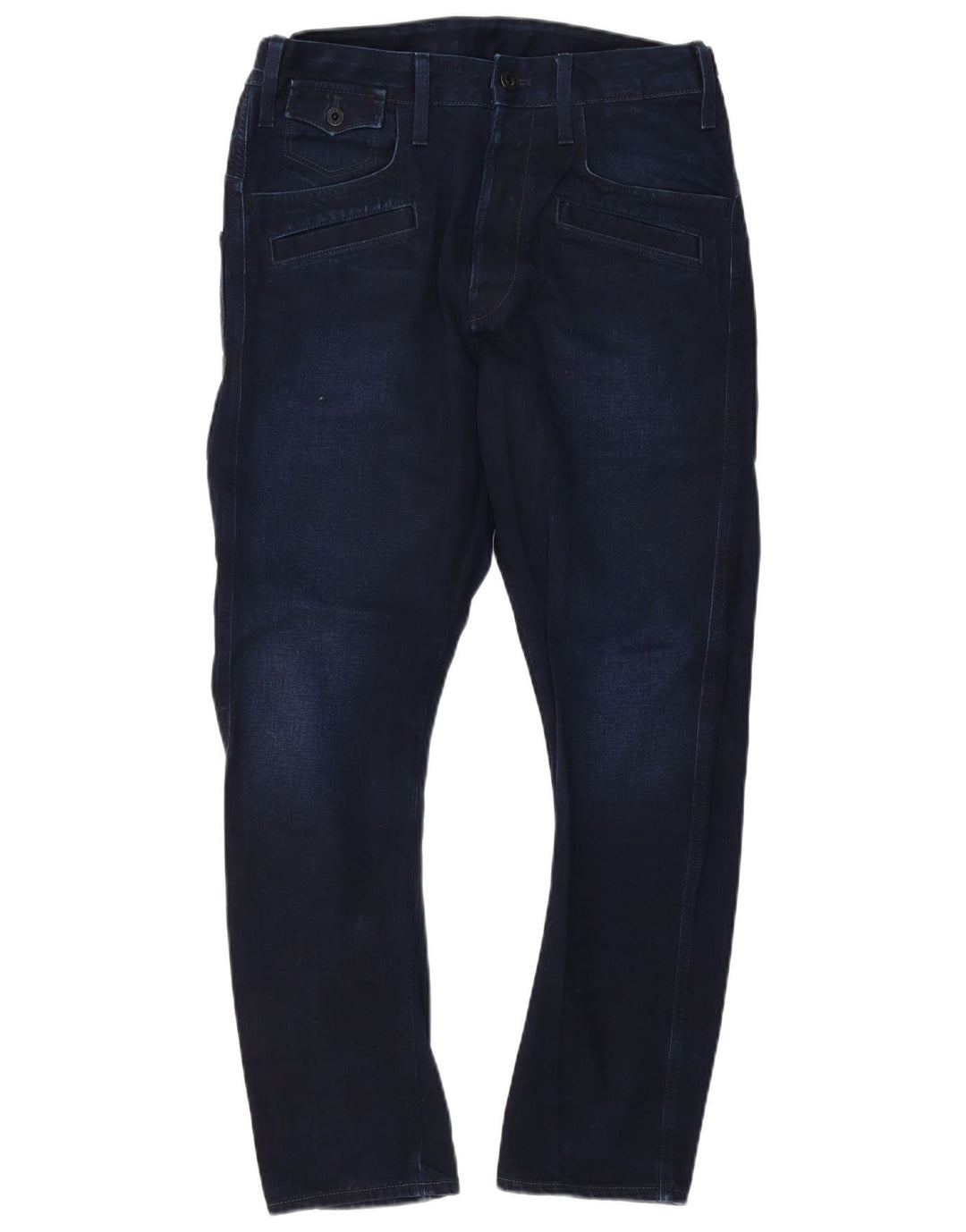 G-Star Mens Slim Jeans W31 L28 Navy Blue Cotton