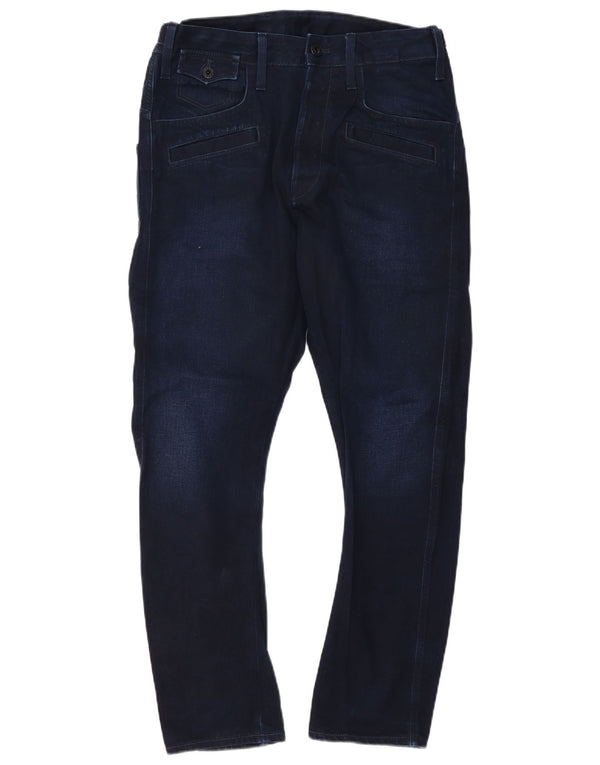 G-Star Mens Slim Jeans W31 L28 Navy Blue Cotton