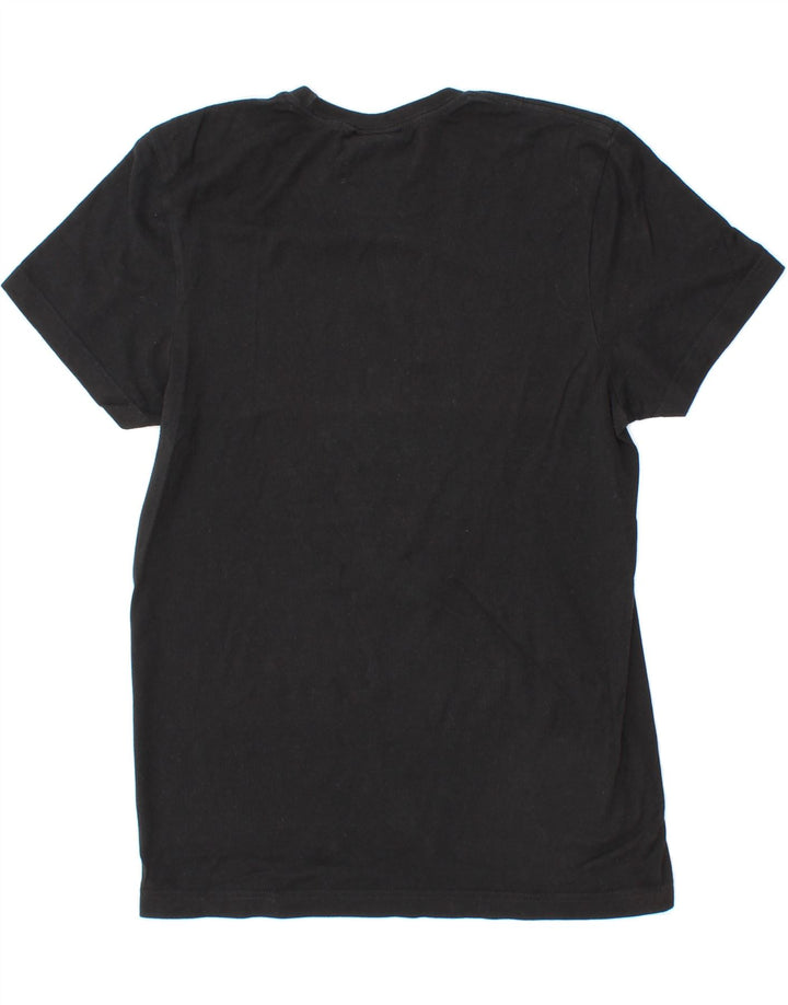 ADIDAS Mens Graphic T-Shirt Top Small Black Cotton Vintage Adidas and Second-Hand Adidas from Messina Hembry 