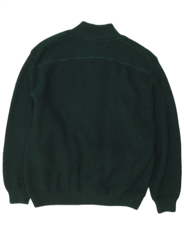 Il Granchio Mens Cardigan Sweater Medium Green