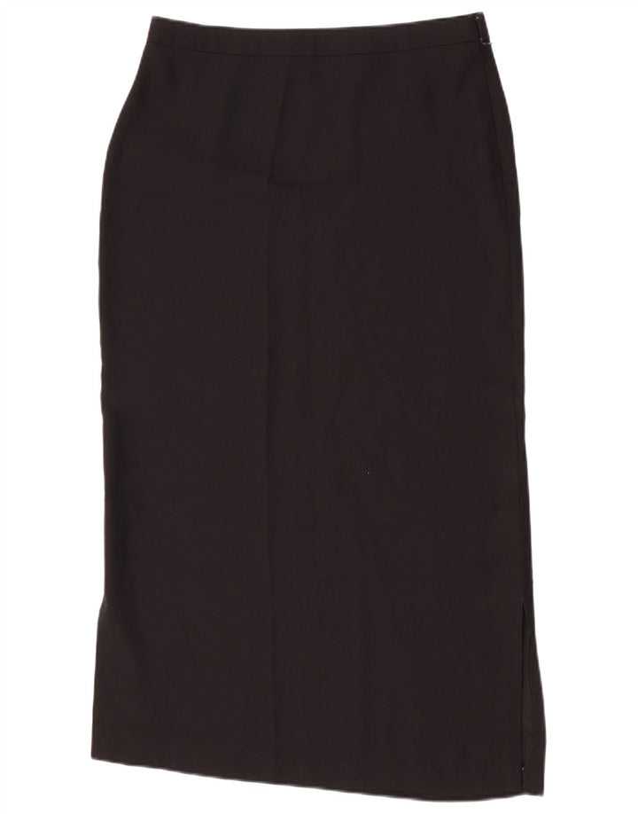 Vintage Womens Midi Skirt W30 Medium  Black