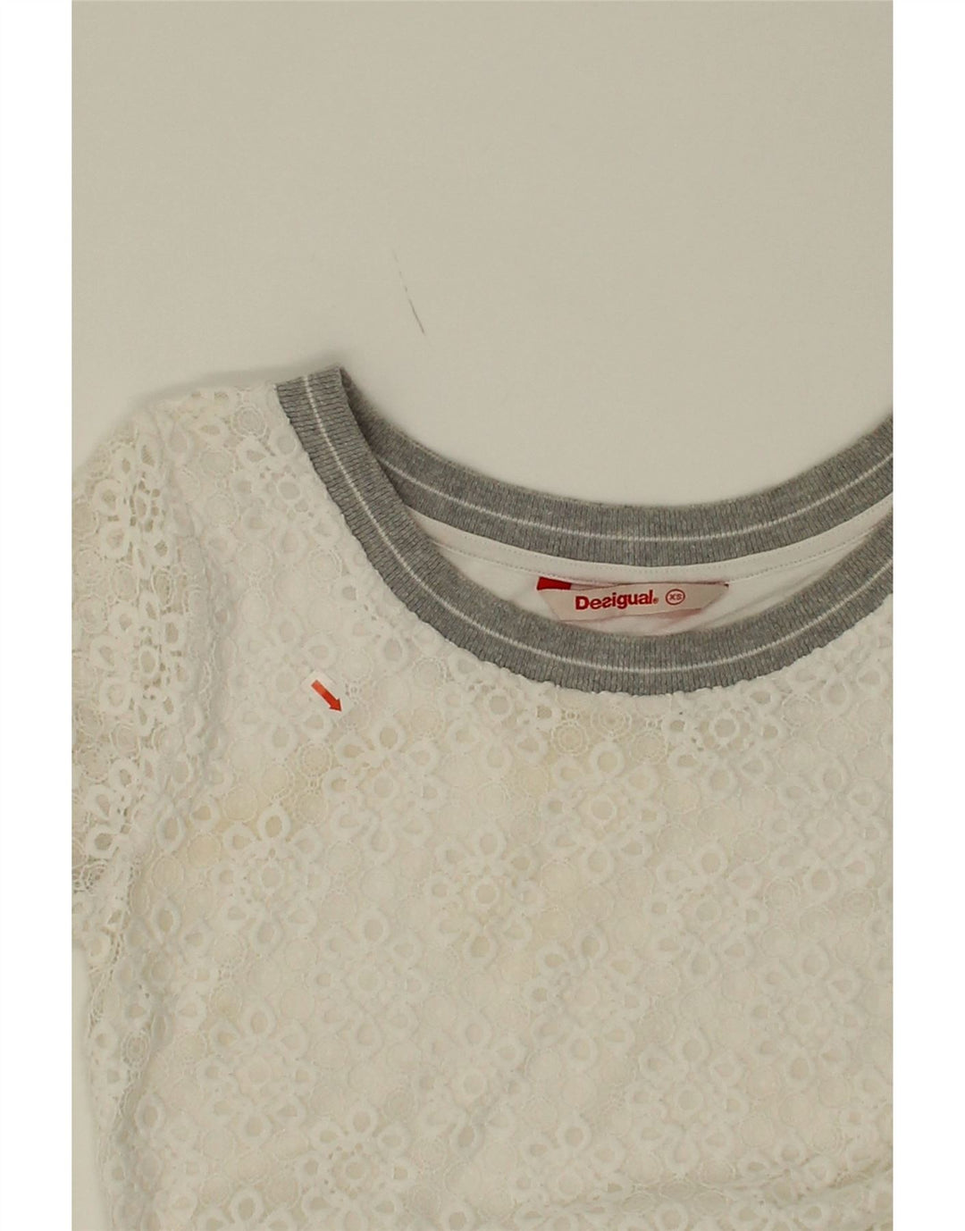 DESIGUAL Womens Sheath Dress UK 6 XS Grey Polyamide Vintage Desigual and Second-Hand Desigual from Messina Hembry 