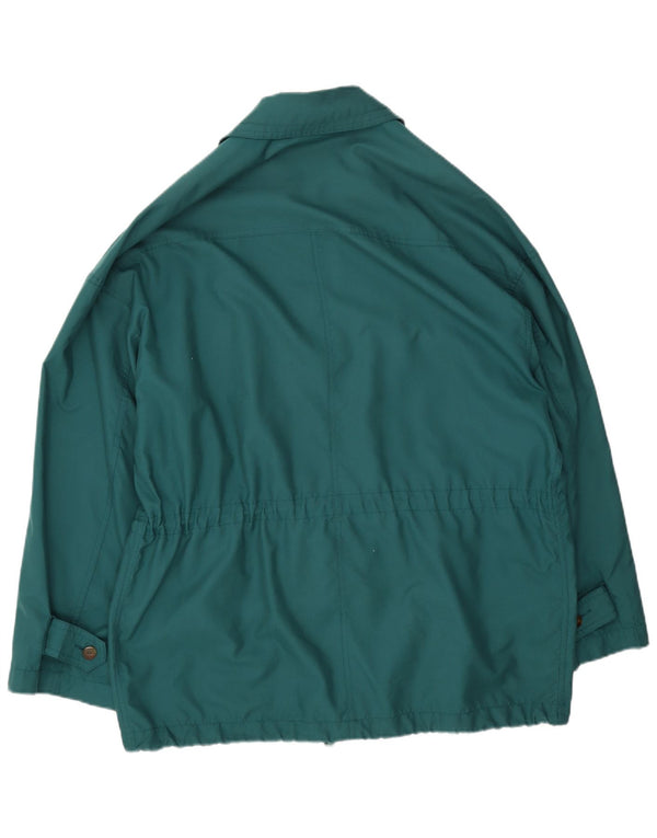 Fila Mens Loose Fit Utility Jacket IT 48 Medium Green Polyester