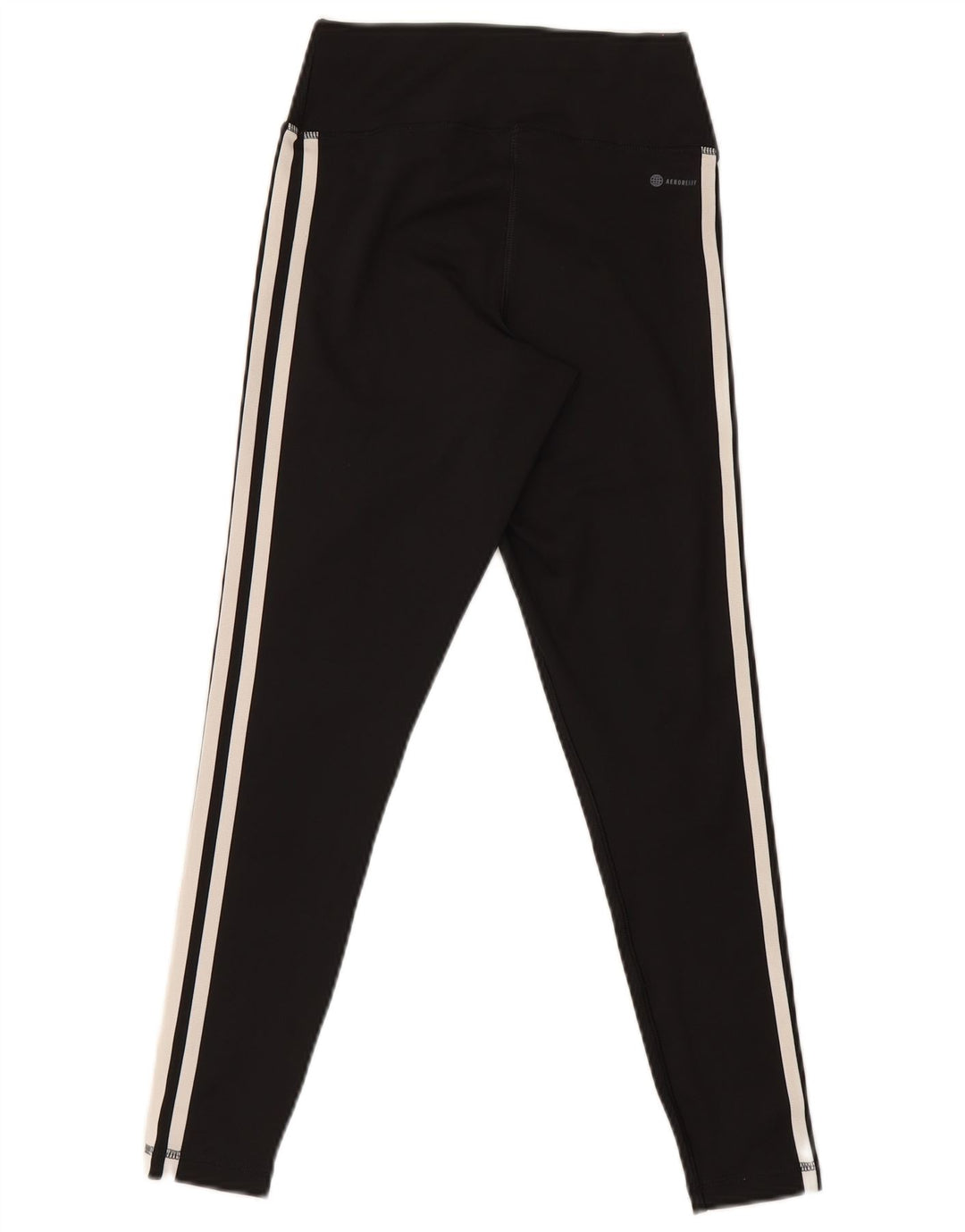 Adidas Womens Aeroready Leggings UK 8/10 Small Black Polyester