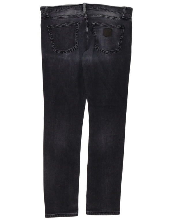 Carhartt Mens Distressed Straight Jeans W34 L32 Grey