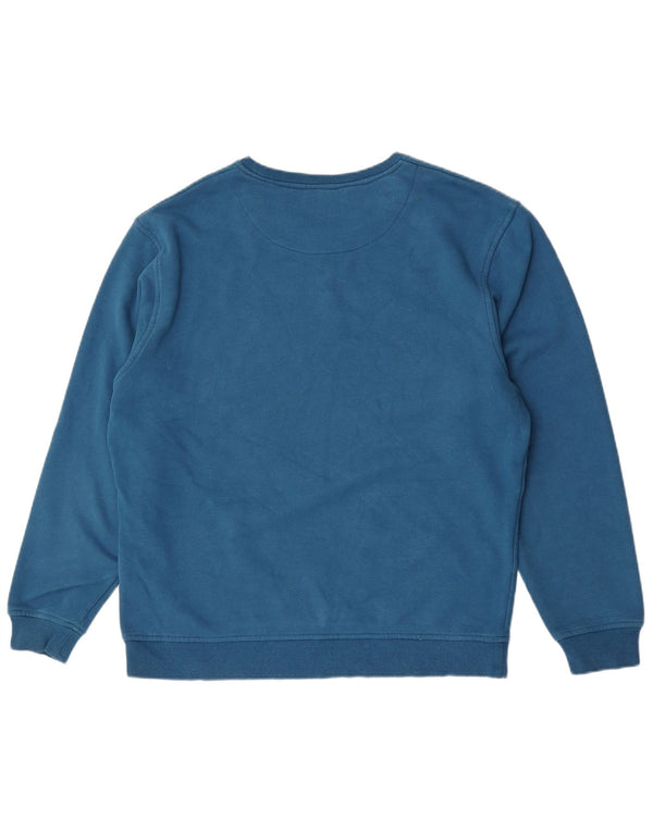 Gabicci Mens Sweatshirt Jumper Large Blue Cotton