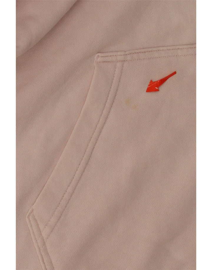 NIKE Mens Graphic Zip Hoodie Sweater Large Pink Cotton Vintage Nike and Second-Hand Nike from Messina Hembry 