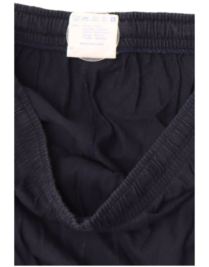 Champion Mens Tracksuit Trousers Large  Navy Blue Cotton