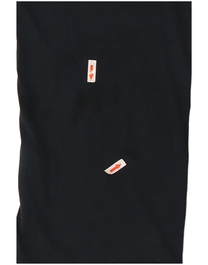 Puma Mens Graphic T-Shirt Top Medium Navy Blue Colourblock Cotton