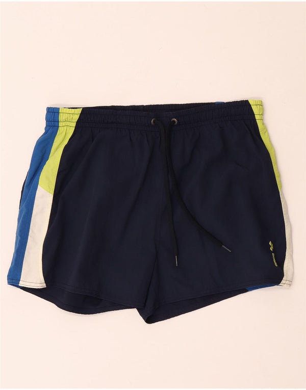 Arena Mens Swimming Shorts 2XL Navy Blue Colourblock Nylon