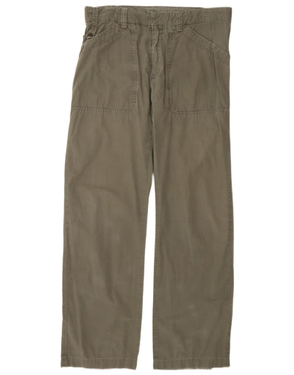 Marlboro Classics Mens Straight Cargo Trousers EU 48 Medium W32 L30 Khaki