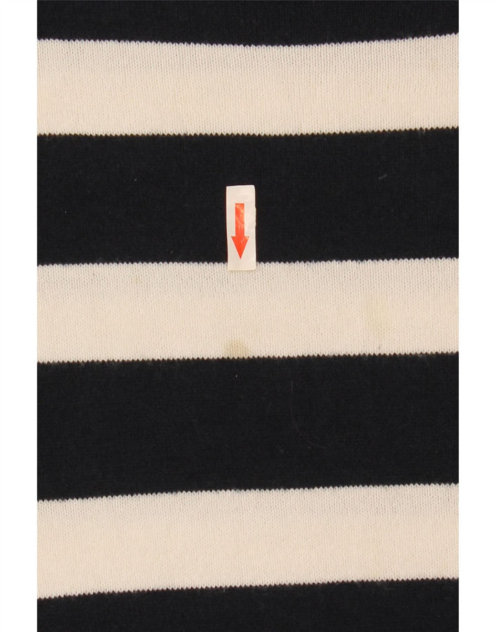 Marks & Spencer Womens Boat Neck Jumper Sweater UK 12 Medium Navy Blue