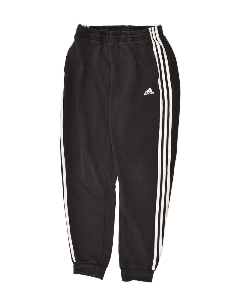 ADIDAS Boys Tracksuit Trousers Joggers 15-16 Years Black Cotton | Vintage Adidas | Thrift | Second-Hand Adidas | Used Clothing | Messina Hembry 