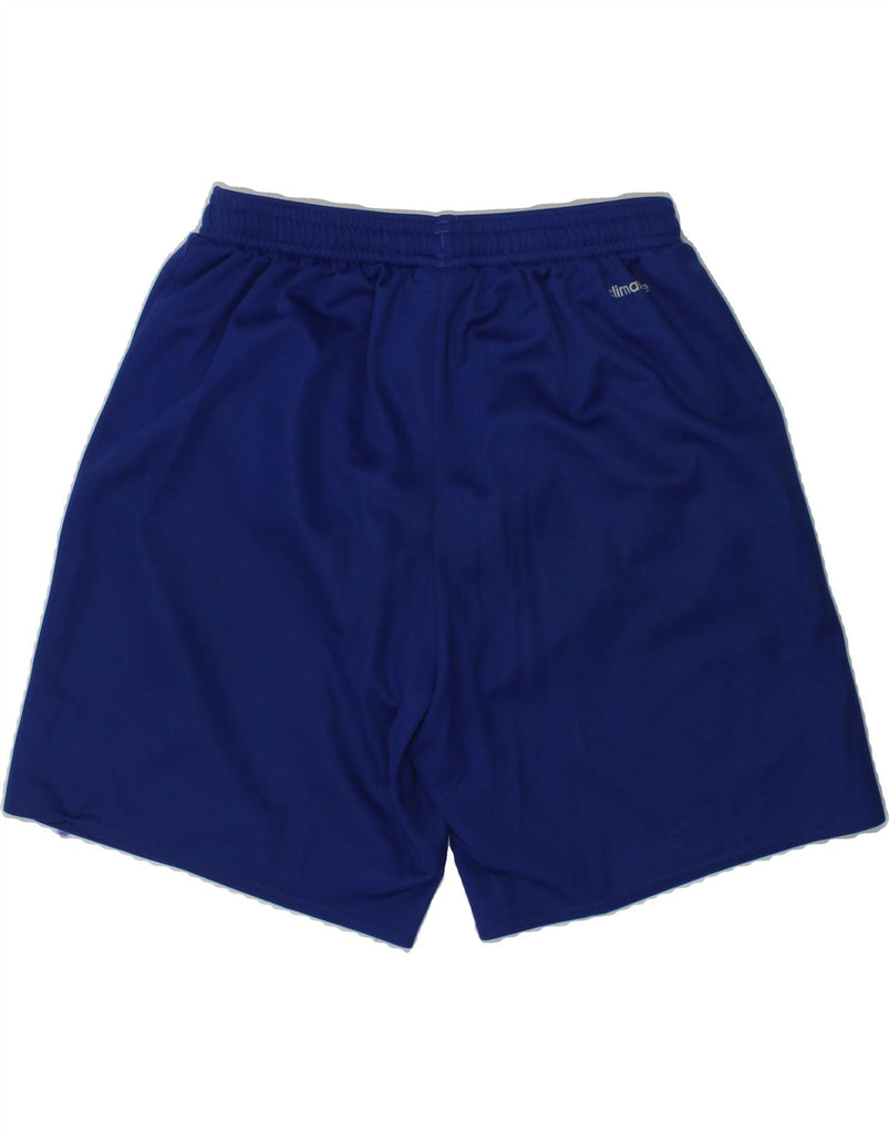 ADIDAS Boys Climalite Sport Shorts 11-12 Years Blue Polyester | Vintage Adidas | Thrift | Second-Hand Adidas | Used Clothing | Messina Hembry 