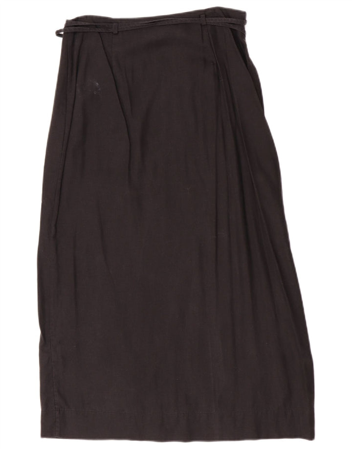 & Other Stories Womens Wrap Skirt EU 38 Medium W26 Black Lyocell