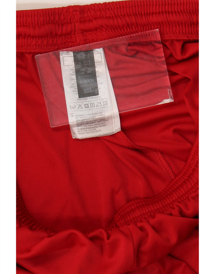 Adidas Mens Aeroready Sport Shorts Large Red Polyester