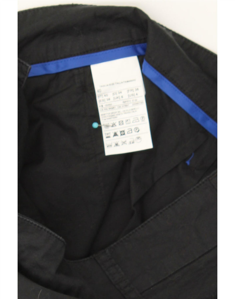 BENETTON Womens Slim Chino Trousers W40 L27 Black Cotton Vintage Benetton and Second-Hand Benetton from Messina Hembry 