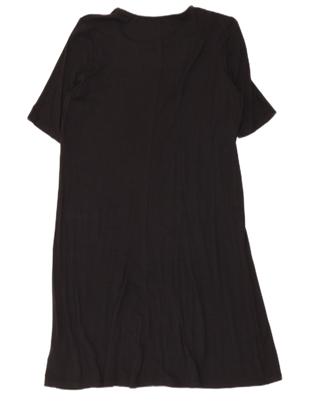 Marks & Spencer Womens T-Shirt Dress UK 12 Medium Black Viscose