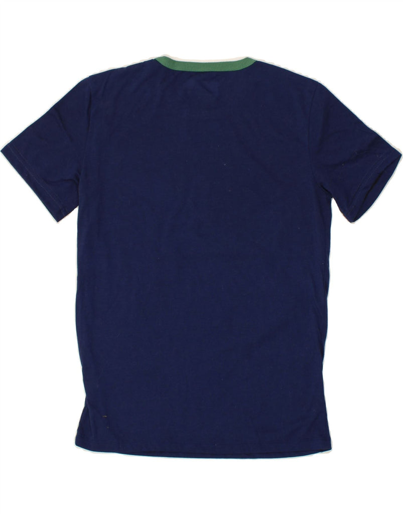EDDIE BAUER Boys Graphic T-Shirt Top 14-15 Years Large Navy Blue Polyester Vintage Eddie Bauer and Second-Hand Eddie Bauer from Messina Hembry 