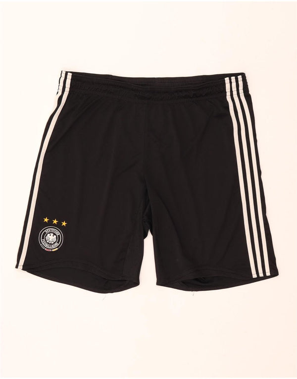 ADIDAS Mens Deutscher Fussball Bund Sport Shorts Large Black