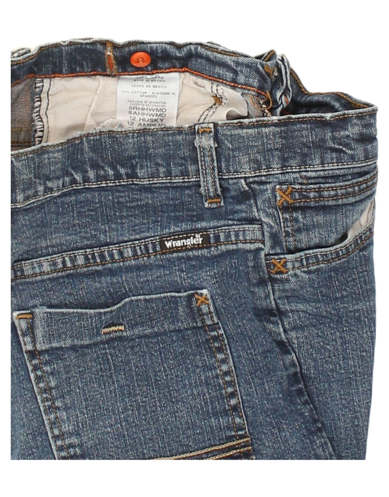 WRANGLER Boys Husky Straight Jeans 11-12 Years W28 L26 Blue Cotton | Vintage Wrangler | Thrift | Second-Hand Wrangler | Used Clothing | Messina Hembry 