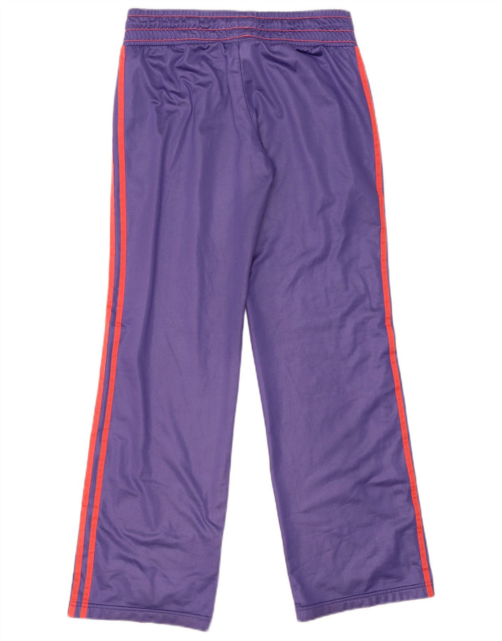Adidas Womens Tracksuit Trousers UK 14 Medium Purple Polyester