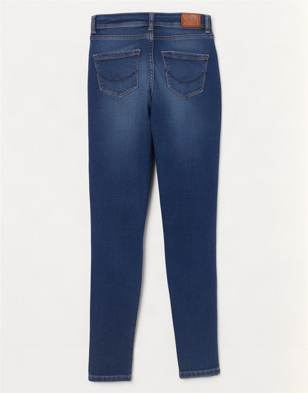 Superdry Womens Sophia Skinny Jeans W26 L32 Navy Blue Cotton