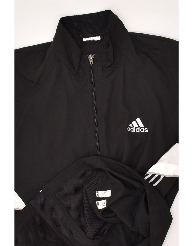 ADIDAS Mens Clima Proof Sleeveless Tracksuit Top Jacket UK 40 Medium Black | Vintage Adidas | Thrift | Second-Hand Adidas | Used Clothing | Messina Hembry 