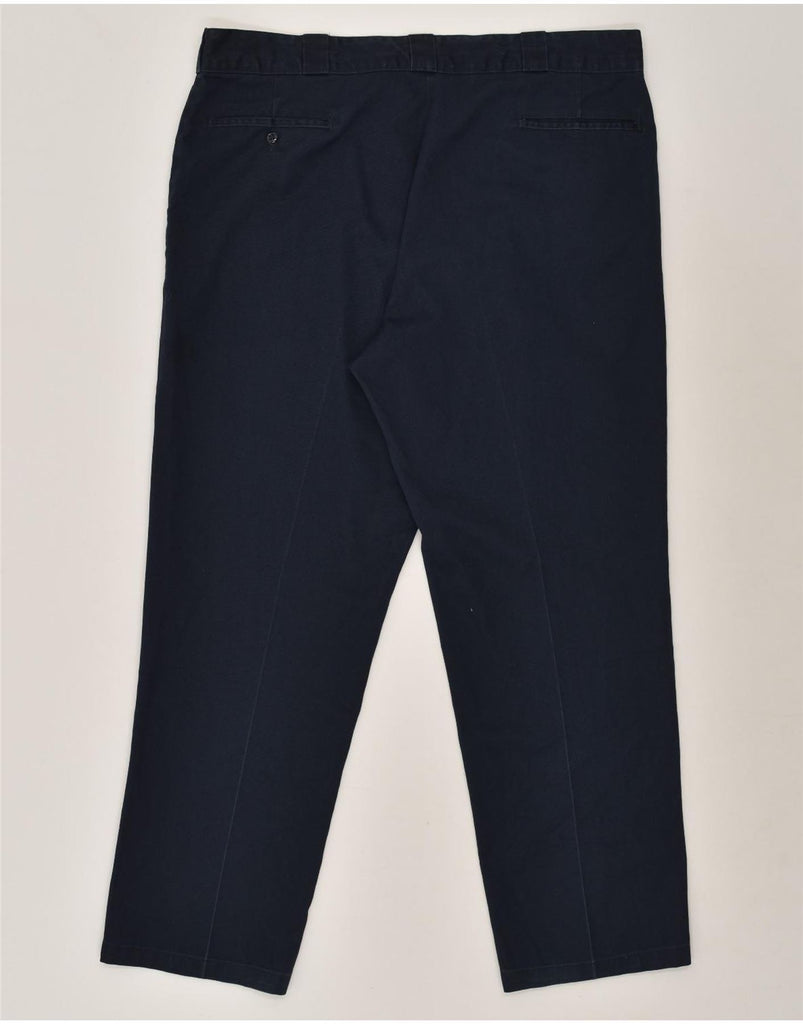 DICKIES Mens Original Fit Chino Trousers W42 L32  Navy Blue Cotton | Vintage Dickies | Thrift | Second-Hand Dickies | Used Clothing | Messina Hembry 