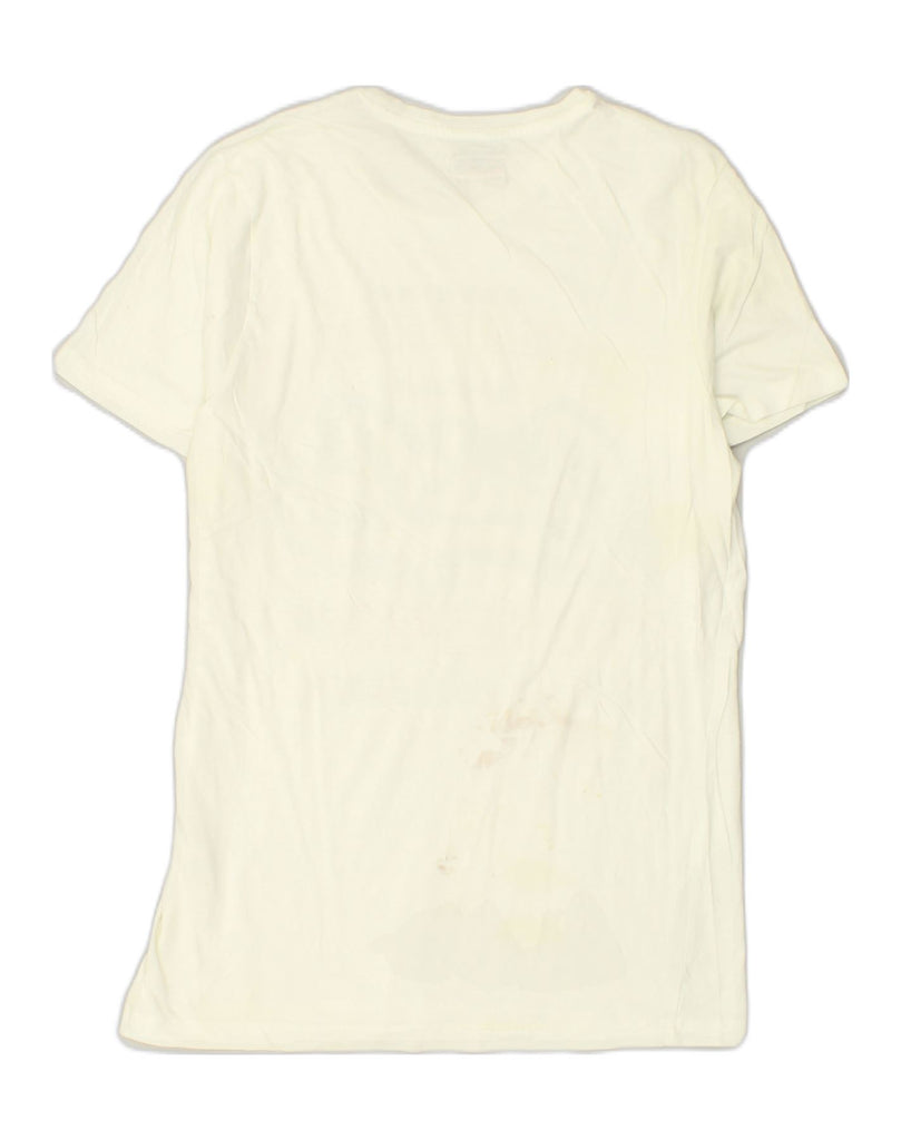 JACK & JONES Mens Graphic T-Shirt Top Large White Cotton | Vintage Jack & Jones | Thrift | Second-Hand Jack & Jones | Used Clothing | Messina Hembry 